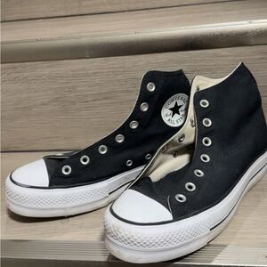 Converse Black and White High-Tops
